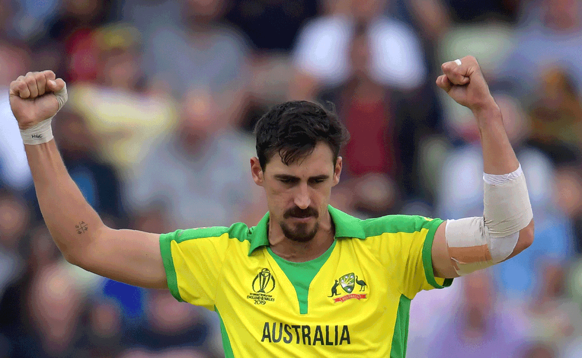 Starc has now finished as the highest wicket-taker in consecutive World Cups.