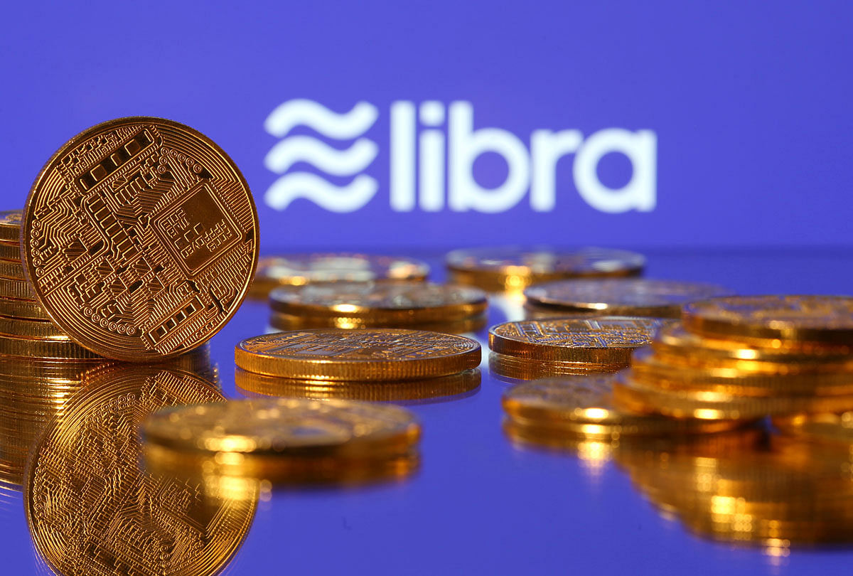 Libra logo in illustration picture. Photo: Reuters