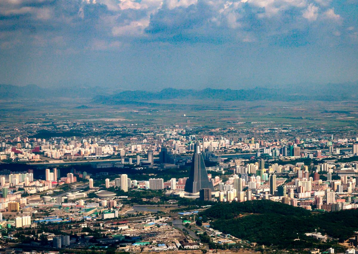 In this file photo taken on 15 June 2019 shows a general view of Pyongyang. Photo: AFP