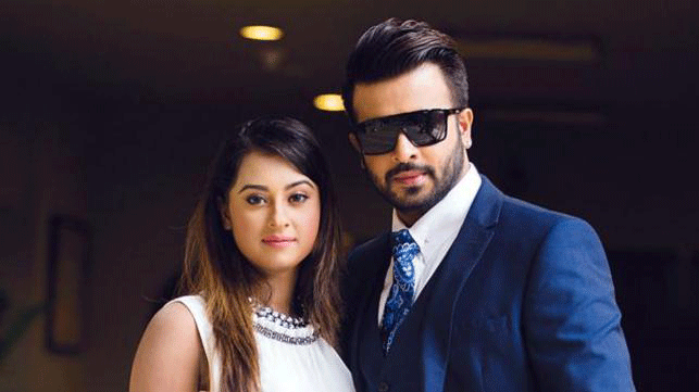 Shakib Khan and Bubly. Photo: Prothom Alo