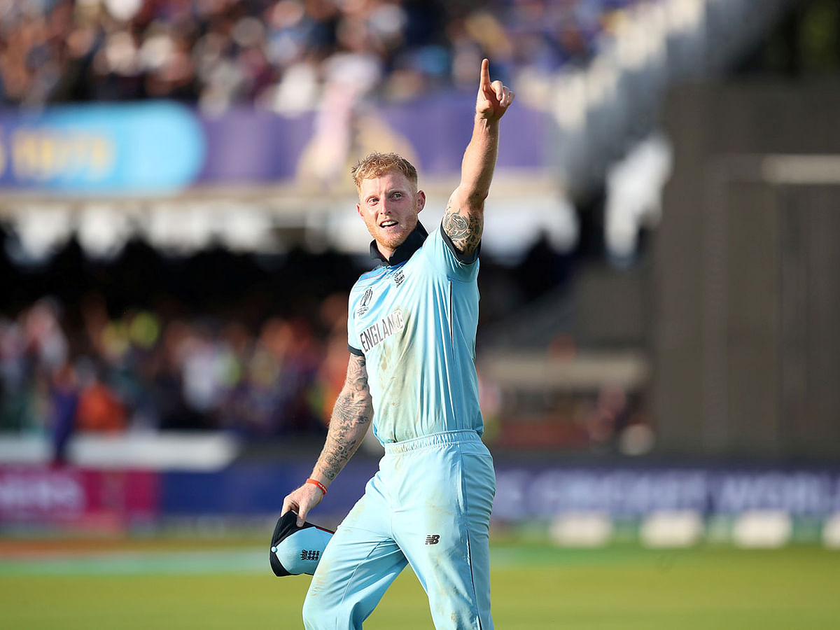 England`s Ben Stokes celebrates winning the World Cup at Lord`s, London, Britain on 14 July 2019. Reuters File Photo
