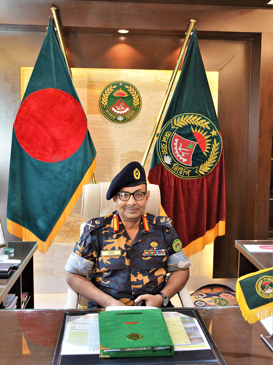 Bangladesh Ansar and VDP Director General Major General Kazi Sharif Kaikobad. Photo: ansarvdp.gov.bd