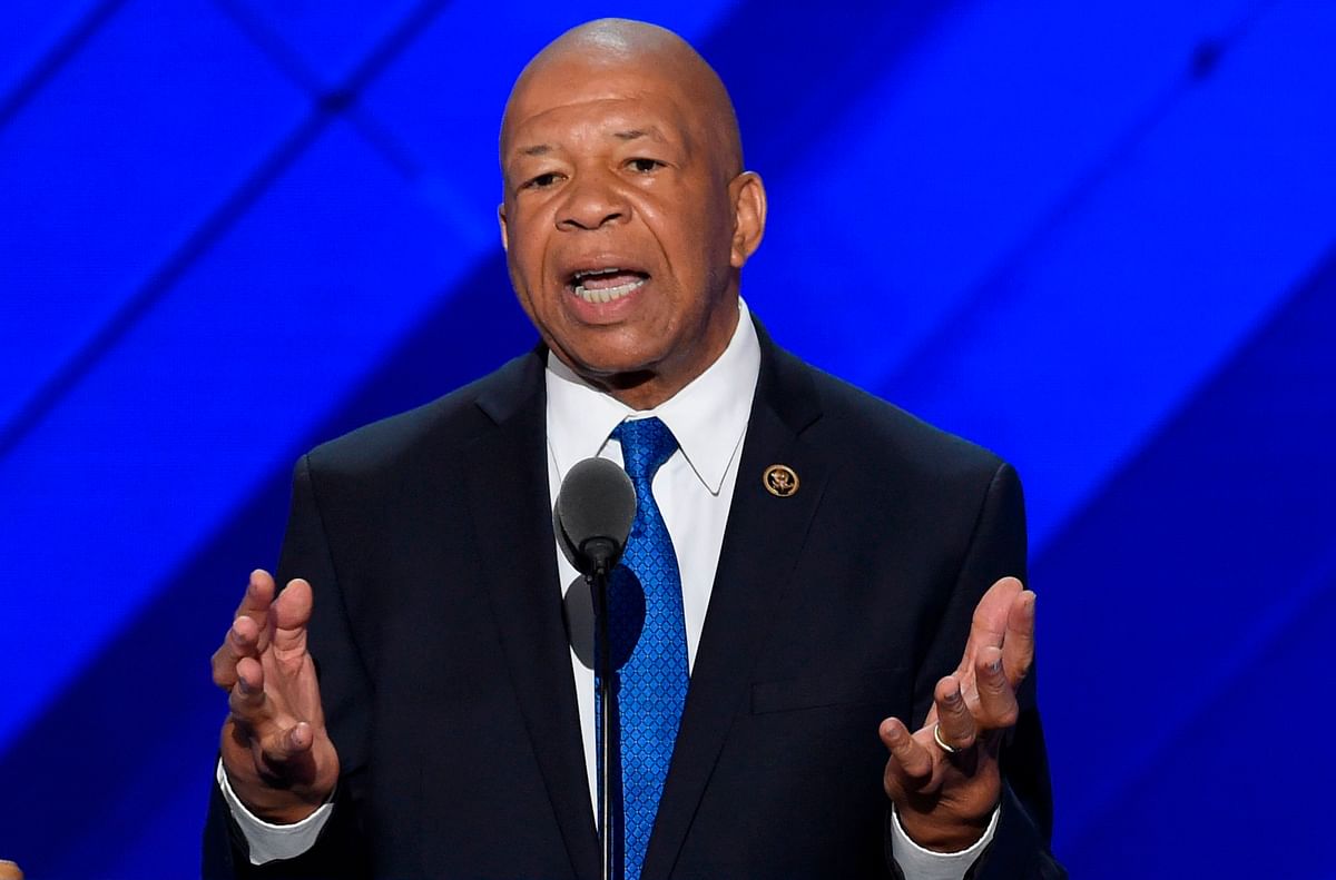 In this file photo taken on 25 July 2016, US Representative Elijah Cummings speaks during Day 1 of the Democratic National Convention at the Wells Fargo Centre in Philadelphia, Pennsylvania. Photo: AFP