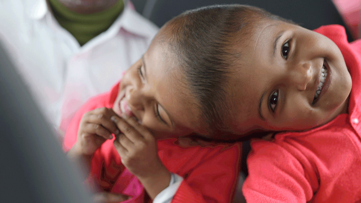 This handout photograph taken on 5 January 2019 and received on 2 August from the Action for Defenceless People Foundation (ADPF) shows conjoined Bangladeshi twins Rabeya and Rukaya during their visit to Budapest, in preparation for their final separation surgery to be performed in Dhaka.Photo: AFP