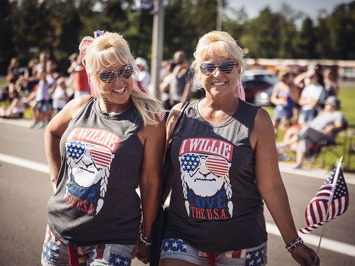 The Double Take Parade begins at Twins Days Festival at Glenn Chamberlin Park on 3 August 2019 in Twinsburg, Ohio. Photo: AFP