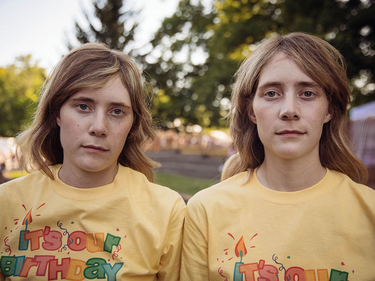 Identical twins attend the Twins Days Festival at Glenn Chamberlin Park on 3 August 2019 in Twinsburg, Ohio. Photo: AFP