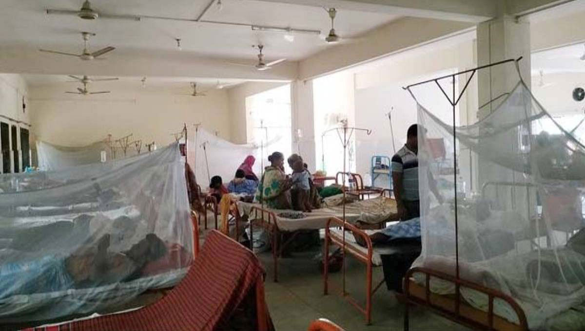 On Saturday, 1,649 new patients were hospitalised and two people died of dengue in Khulna. Photo: UNB