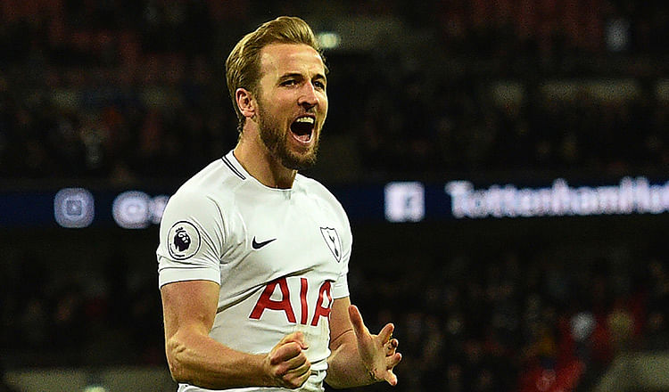Harry Kane will be eyeing to win the Golden Boot back. AFP