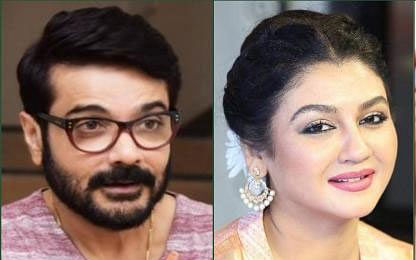 Prosenjit Chatterjee and Jaya Ahsan. Prothom Alo Photo