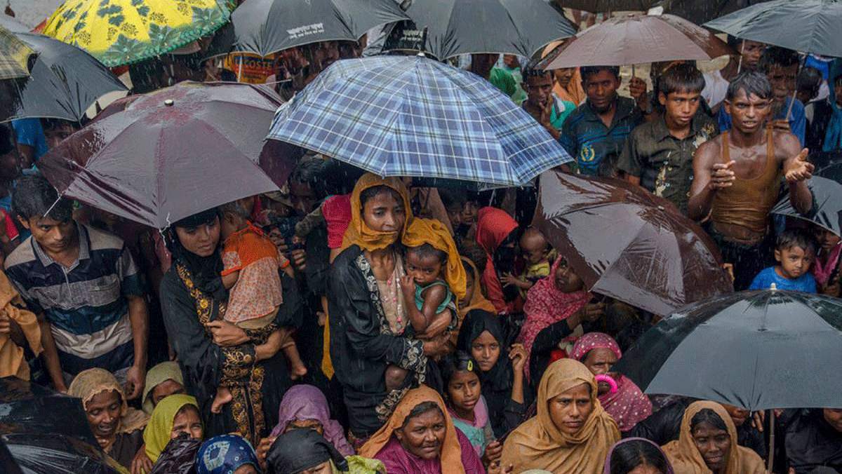 Bangladesh is now hosting over 1.1 million Rohingyas and most of them entered Bangladesh since 25 August, 2017 amid military-led crackdown in Rakhine state of Myanmar. UNB File Photo