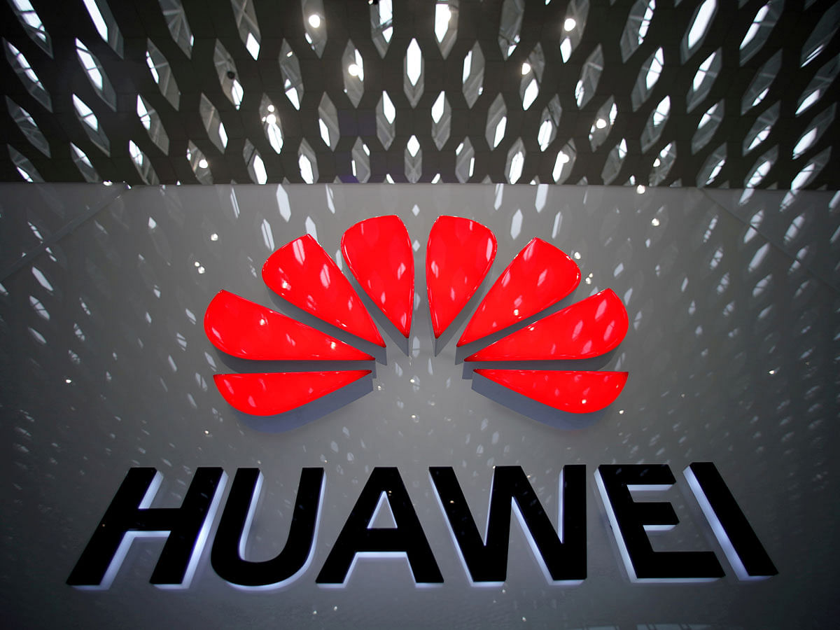 A Huawei company logo is pictured at the Shenzhen International Airport in Shenzhen, Guangdong province, China 22 July, 2019. Photo: Reuters