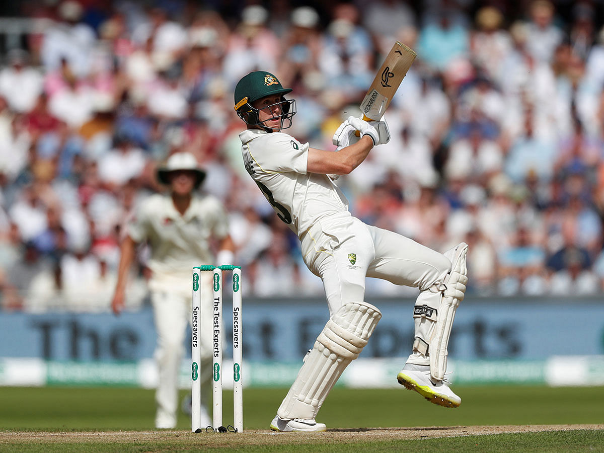 Australia`s Marnus Labuschagne in action in the third Ashes Test at Headingley, Leeds, Britain on 24 August 2019. Photo: Reuters