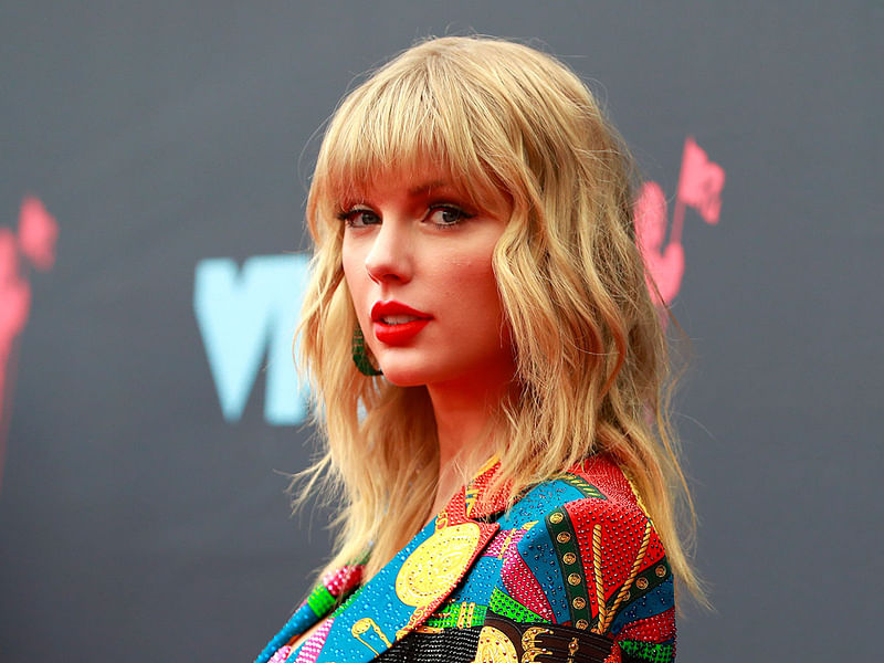 Taylor Swift arrives at 2019 MTV Video Music Awards in Prudential Centre, Newark, New Jersey, US on 26 August. Photo: Reuters