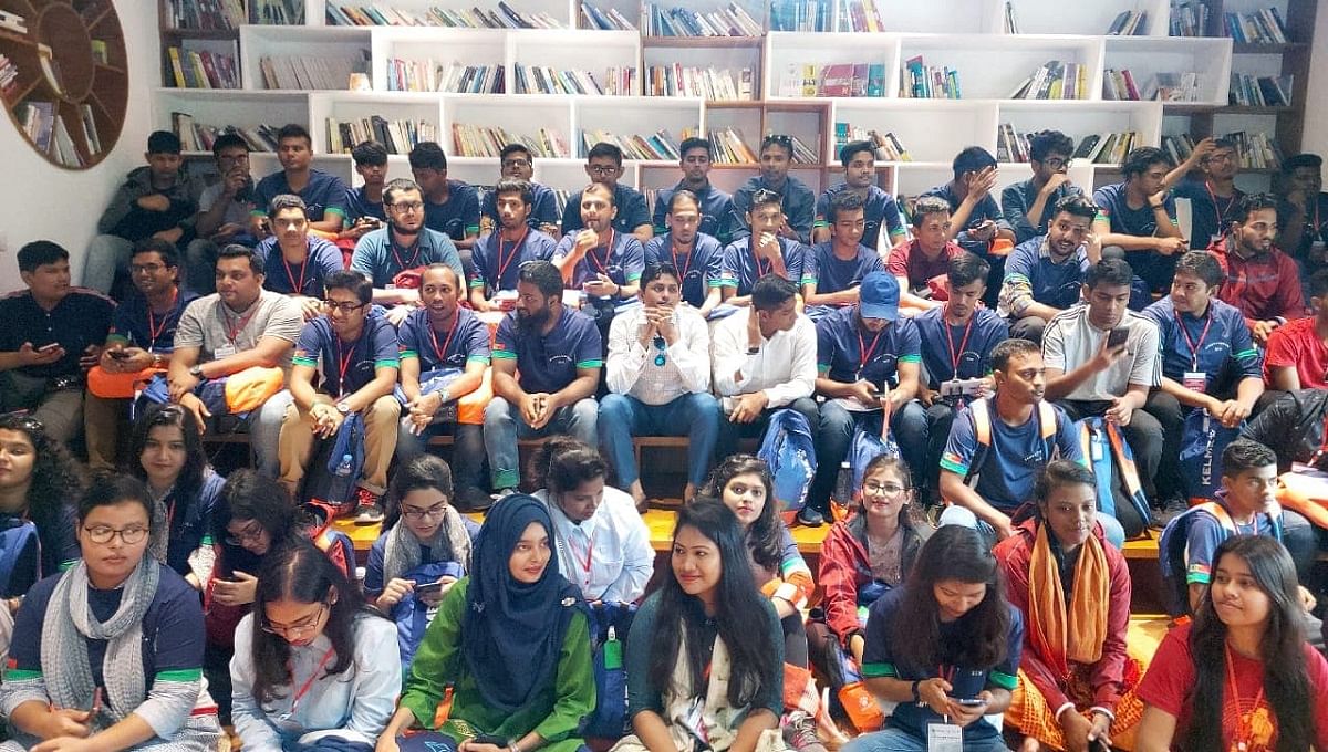 Participants of Bangladesh-China Youth Camp 2019 at the Yunnan University. Photo: UNB