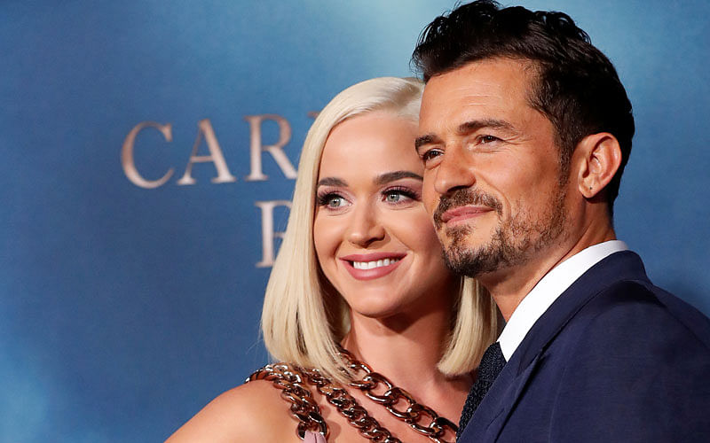Cast member Orlando Bloom and singer Katy Perry attend the premiere for the television series “Carnival Row” in Los Angeles, California, US on 21 August. Photo: Reuters