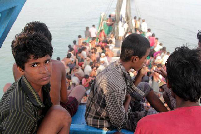 `Boat people`. Photo: AFP