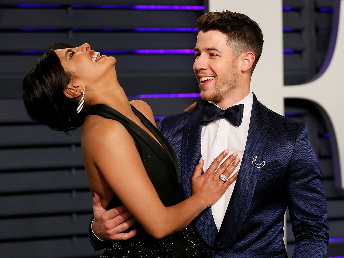 Priyanka Chopra and Nick Jonas at 91st Academy Awards – Vanity Fair – in Beverly Hills, California, US on 24 February. Photo: Reuters