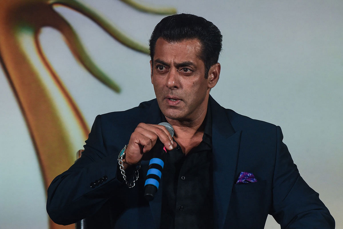 Bollywood actor Salman Khan speaks during a press conference ahead of the 20th International Indian Film Academy (IIFA) Awards in Mumbai on 5 September, 2019. Photo: AFP