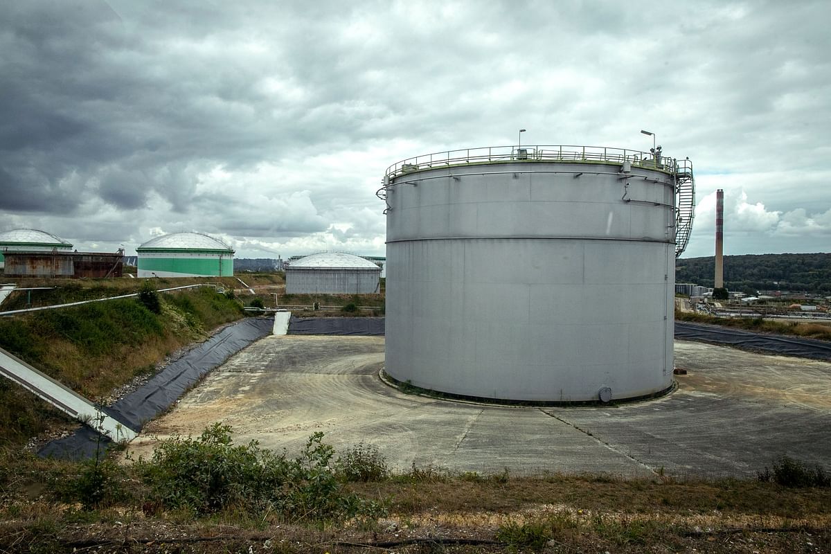 A view of the oil depot at Rouen Petit-Couronne (DRPC), northwestern France, on September 5, 2019. CEO of Bollore Energy innaugurated the new oil depot at Rouen Petit-Couronne (DRPC) on Thursday. Photo: AFP