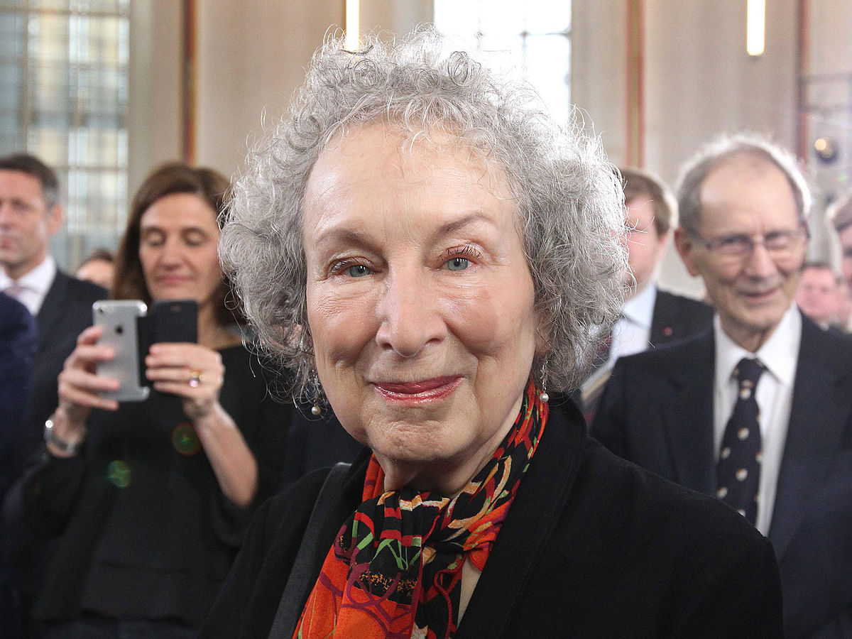 Canadian author Margaret Atwood arrives for the award ceremony of the Peace Prize of the German Book Trade in Frankfurt am Main, western Germany. AFP file photo