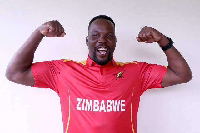 Zimbabwe`s cricket captain Hamilton Masakadza. Photo: Shamsul Haque