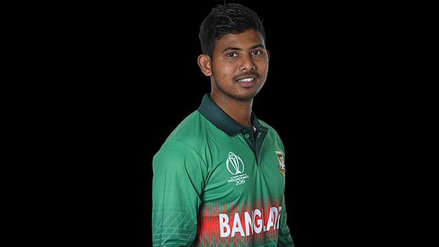 Bangladesh all-rounder Mosaddek Hossain Saikat. Photo: BSS