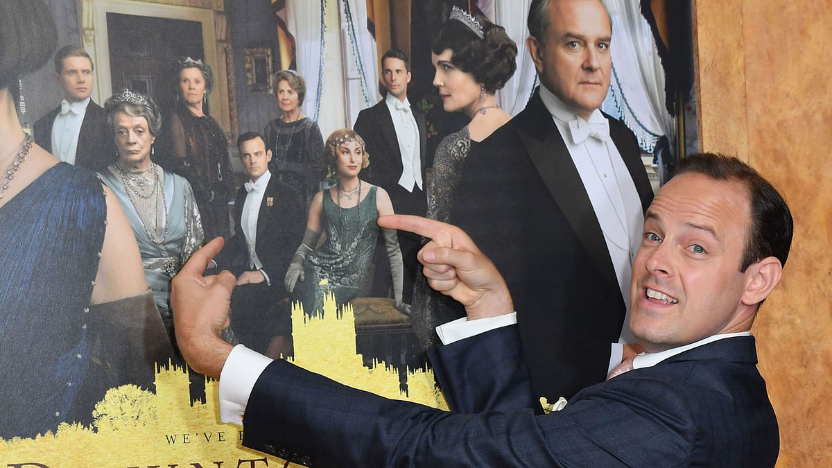In this file photo taken on 16 September, 2019 English actor Harry Hadden-Paton attends the `Downton Abbey` New York Premiere at Alice Tully Hall, Lincoln Centre in New York City. Photo: AFP