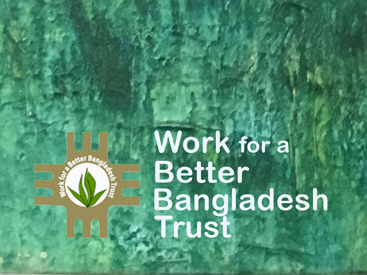 The logo of Work for a Better Bangladesh (WBB) Trust. Photo: Screen grab of WBB Trust website