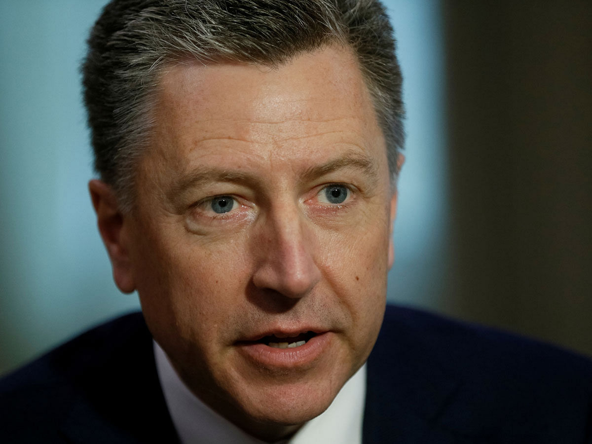 Kurt Volker, United States Special Representative for Ukraine Negotiations, speaks during an interview with Reuters in Kiev, Ukraine on 28 October 2017. Photo: Reuters