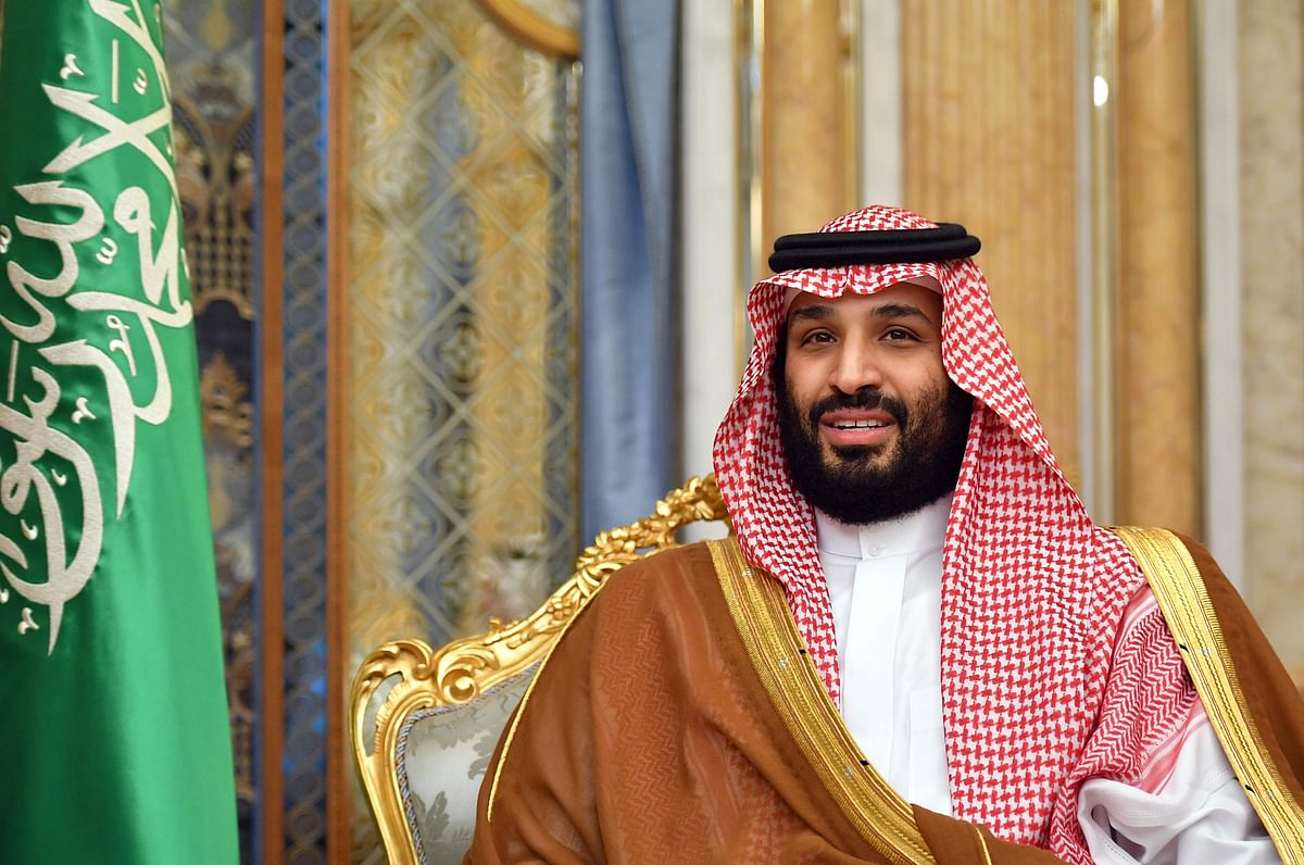 Saudi Arabia`s Crown Prince Mohammed bin Salman attends a meeting with the US secretary of state in Jeddah, Saudi Arabia on 18 September 2019. Photo: AFP