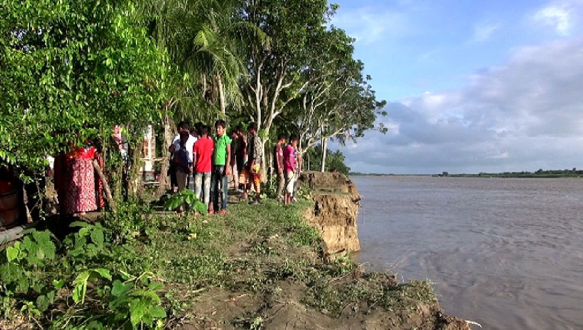 348 hectares of cropland flooded in Faridpur. Photo: UNB