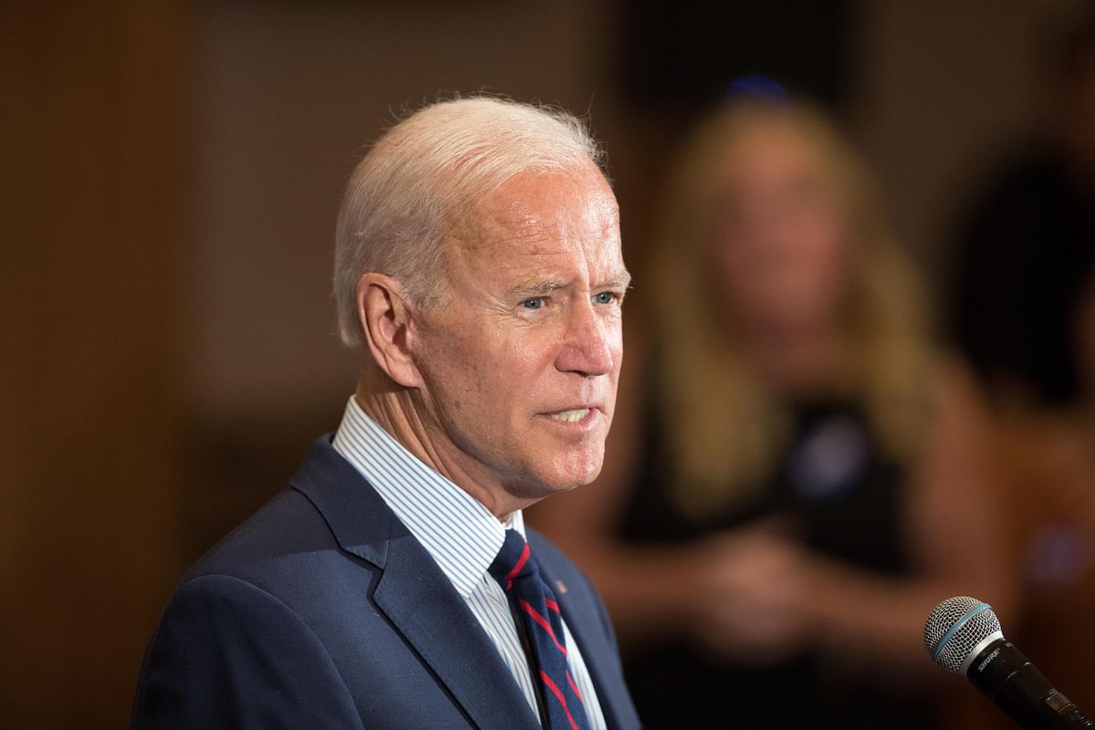 Democratic presidential candidate, former Vice President Joe Biden speaks during a campaign event on 9 October 2019 in Manchester, New Hampshire. Photo: AFP