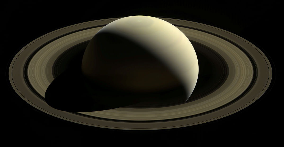 One of the last looks at Saturn and its main rings as captured by the spacecraft Cassini in images taken 28 October 2016 and released on 11 September 2017. Photo: Reuters