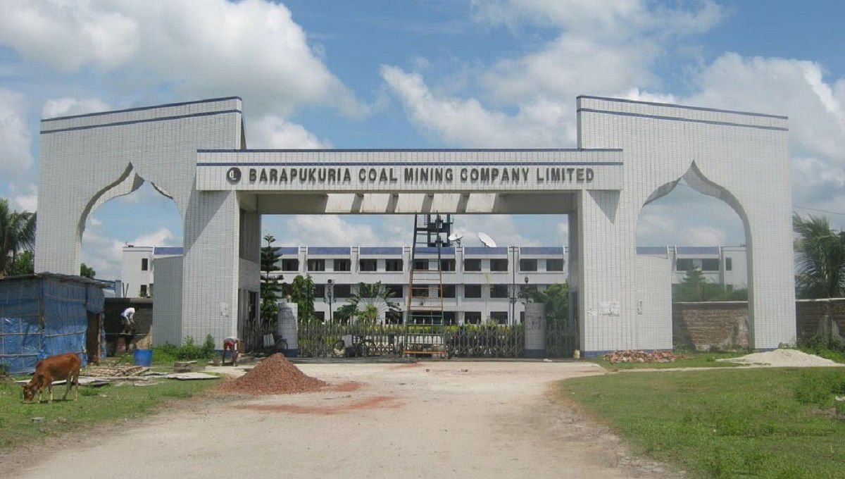 Barapukuria coal mine yard. Photo: UNB