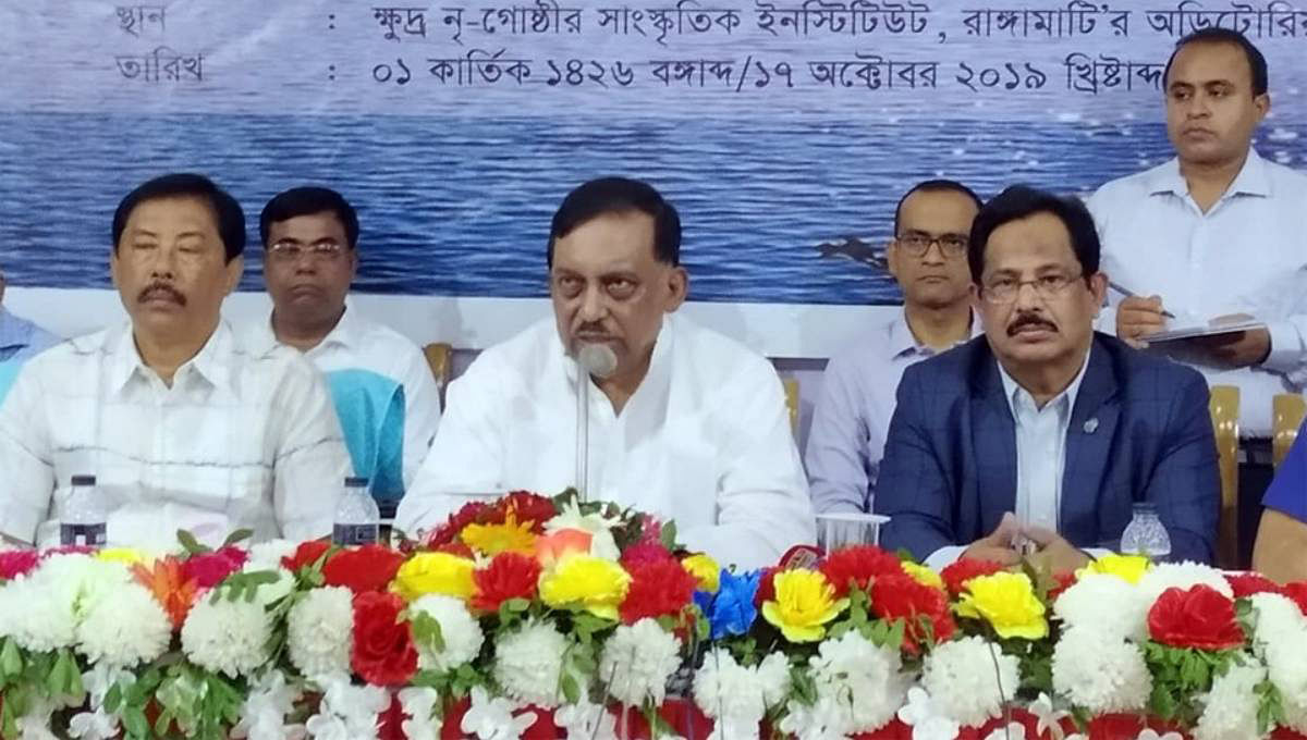 Home minister Asaduzzaman Khan on Thursday issued a strong warning that those who are involved in bloodletting and extortion in hills will face stern actions as the government is committed to restoring peace in the Chattogram Chittagong Hill Tracts (CHT) at any cost. Photo: UNB