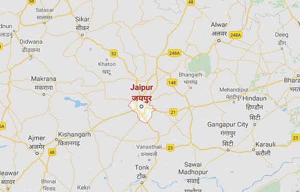 Map of Jaypur, India. Photo: Screen-grab from Google map