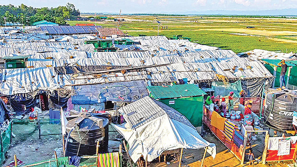 The locals produced salt from this land two years ago, but they cannot do that now due to the Rohingya camps. 18 October 2019. Mochni village, Hnila, Teknaf, Cox`s Bazar. Photo: Prothom Alo