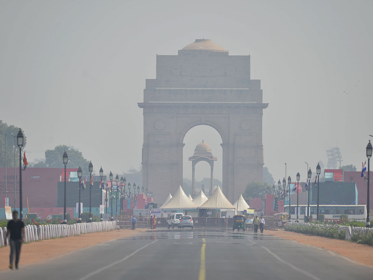 The India Gate monument in New Delhi. AFP file photo