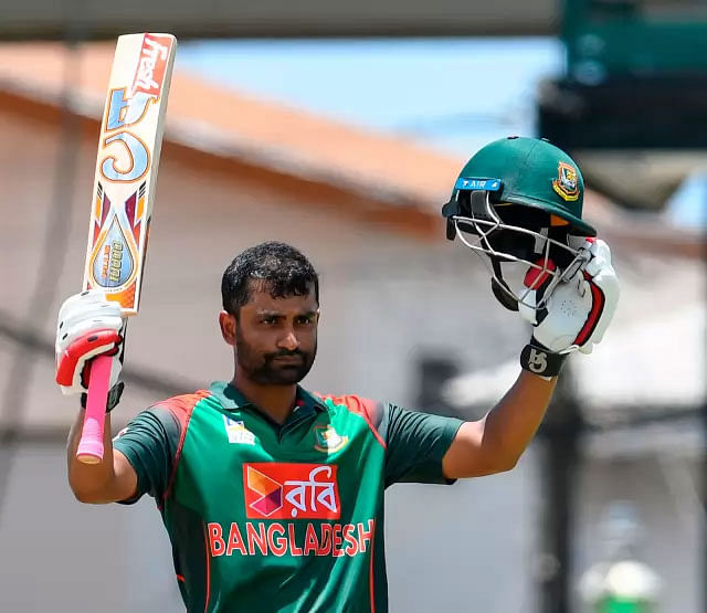 Bangladesh opening batsman Tamim Iqbal. Photo: AFP