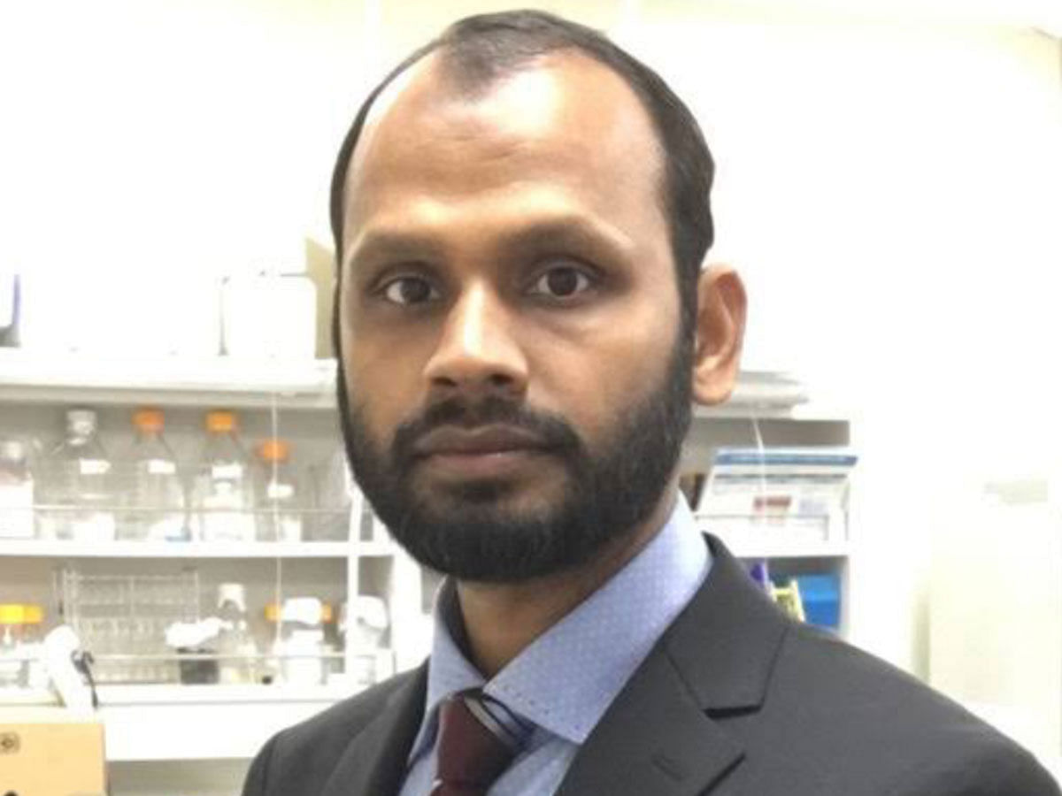 Bangladeshi researcher Arif Hossain selected as the best young scientist of Japan. Photo: UNB