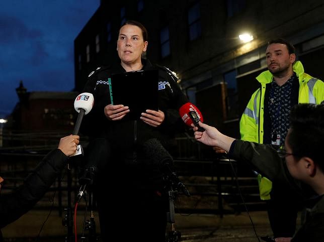 Deputy Chief Constable Pippa Mills of Essex Police makes a statement outside Grays police station, after bodies were discovered in a lorry container in Grays, Essex, Britain on 25 October 2019. Photo: Reuters