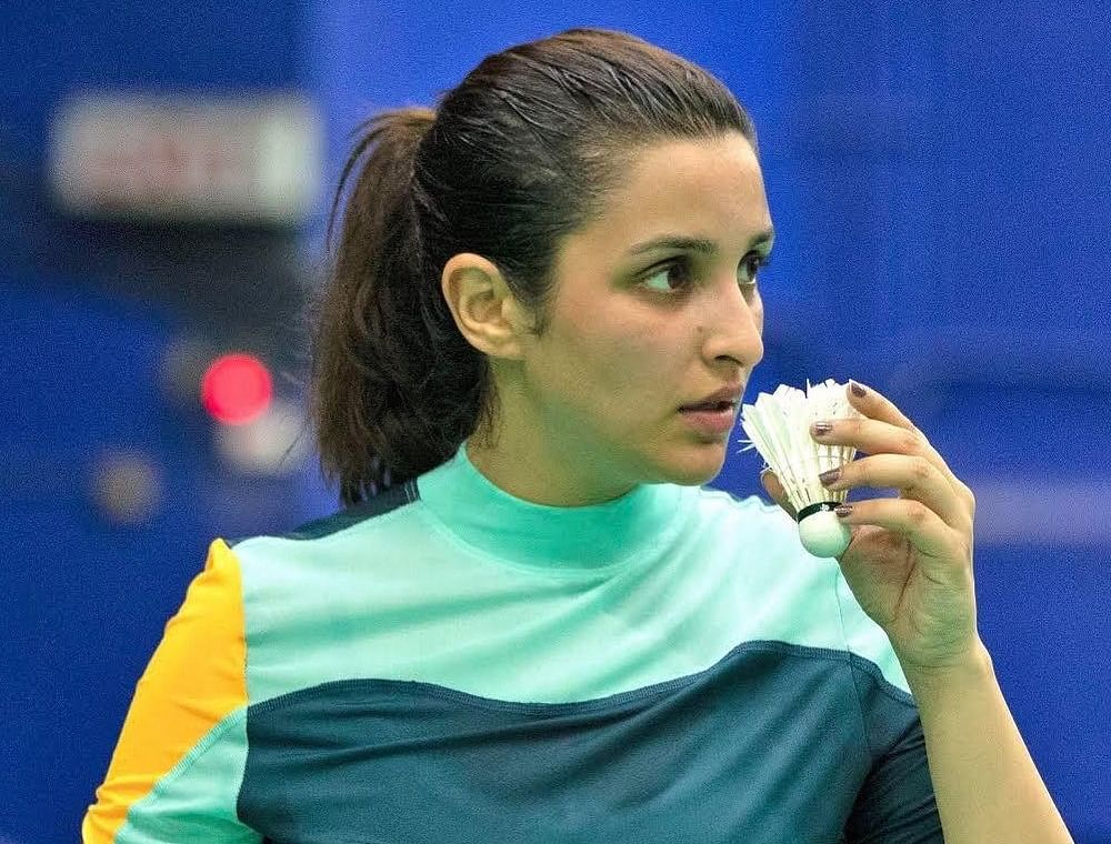 Parineeti is seen badminton player Saina Nehwal`s avatar. Photo: IANS