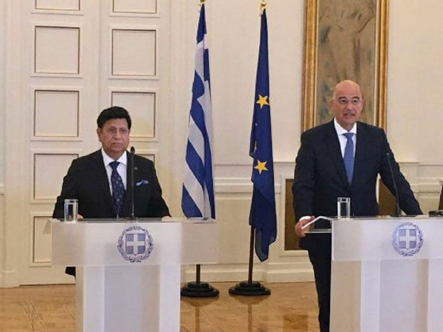 Greece has briefed Bangladesh on current developments concerning the European Union as well as issues of concern to their region, the Mediterranean, the Western Balkans and migration. Photo: UNB