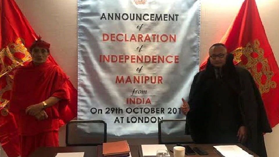 Indian Manipur separatists announce government in exile in UK. Photo: Twitter.