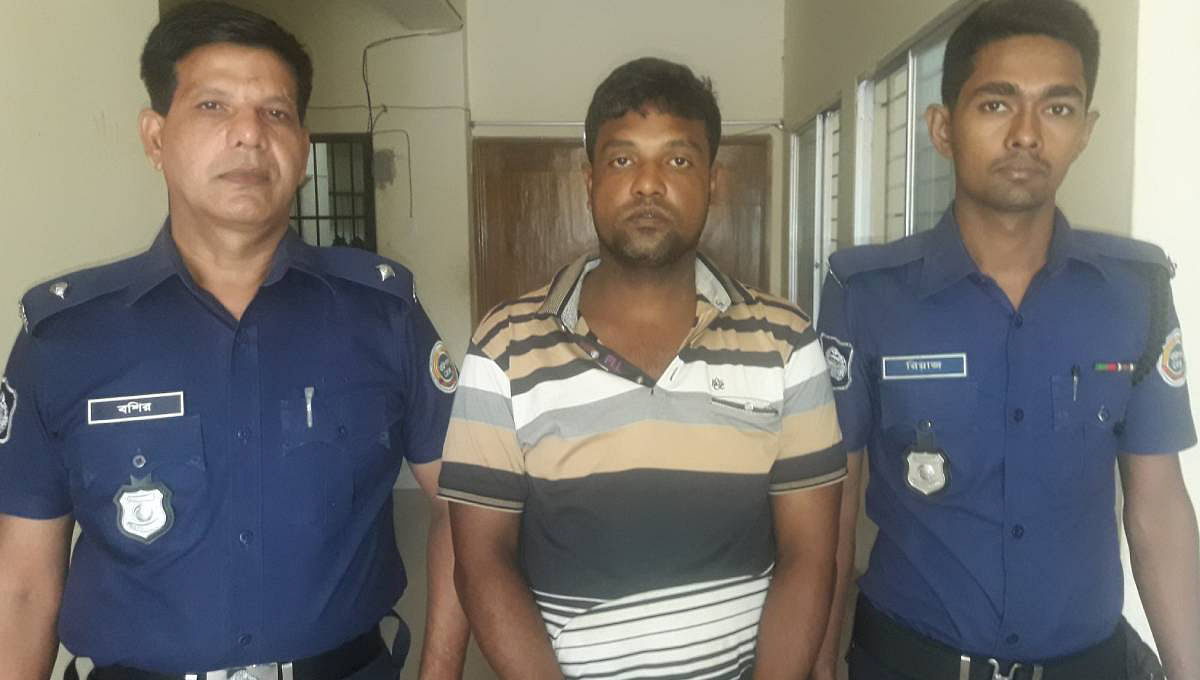 A Bhola court on Thursday awards 7 days’ remand for Hassan in Bhola. Photo: UNB T