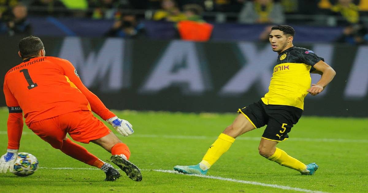 Achraf Hakimi: The 19YearOld Who Assisted 3 Out Of 4 Borussia Dortmund  Goals In UCL