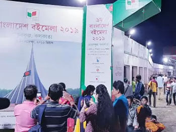 Visitors of all ages thronged to different stalls and pavilions of Bangladesh Book Fair to buy new books of their favourite authors. Photo: Bhaskar Mukherjee