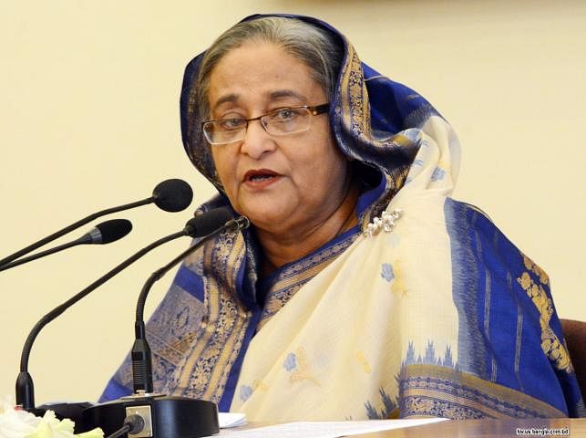 Prime minister Sheikh Hasina. Prothom Alo File Photo