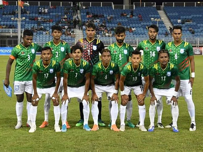 Players of Bangladesh Under-19 team. Photo: BFF
