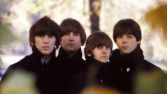 Photo session for the `Beatles for Sale` album cover. Photo: The Beatles